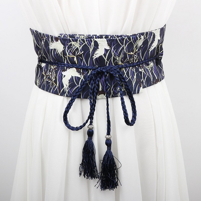 한복허리띠 도포 매듭띠 장식 술띠 끈 전통 자수 선추 악세사리 장신구