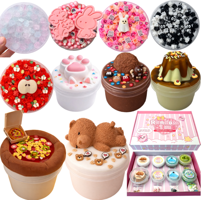 말랑코코 슬라임 5종 대용량 랜덤 박스 선물 패키지 250g, 1개