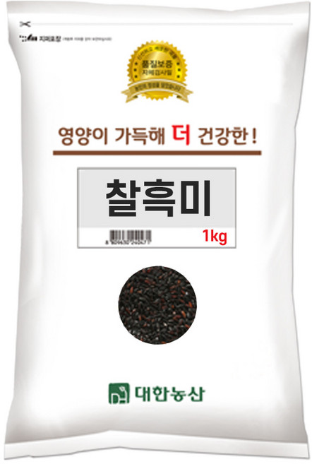대한농산 찰흑미, 1kg, 1개