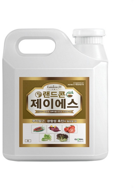 랜드콘 제이에스 뿌리 발근제 비대촉진제 구근 고추 마늘 양파 감자 관주 액비 영양제, 3개