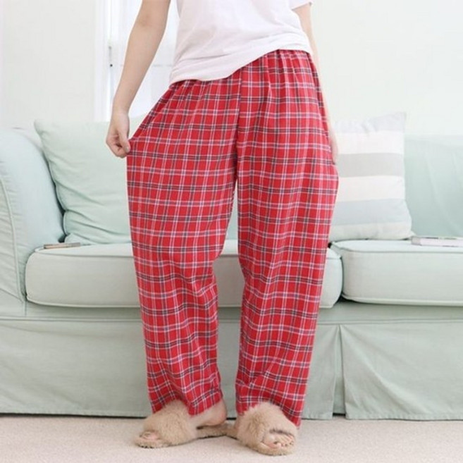 3001 하의9부 홈웨어 파자마바지 보슈아 겉기모 타탄 파자마 파자마바지