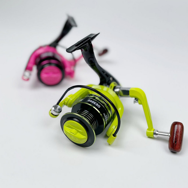원투마스터 캔디팝 원투릴 5000번 민물 바다 낚시릴, 형광그린