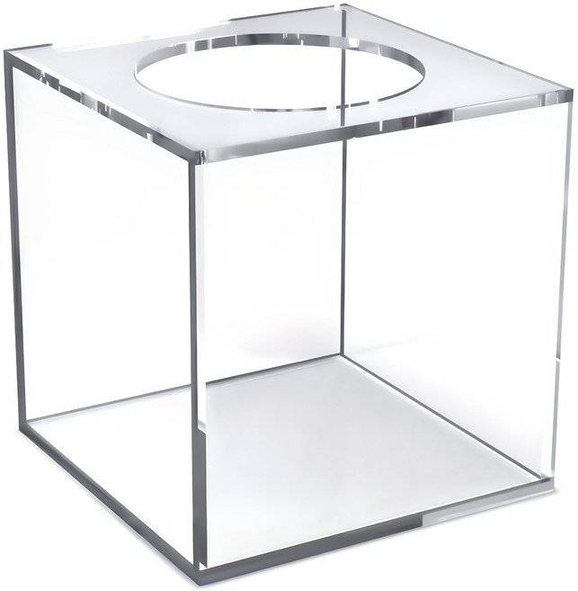 투명 아크릴 응모함 모금함 투표함 선거함 매장 진열용품, 150X150X150