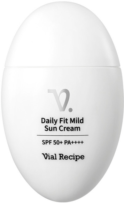 바이알레시피 촉촉한 수분핏 블루라이트 차단 이지워셔블 선크림 SPF 50+ PA++++, 1개, 40ml