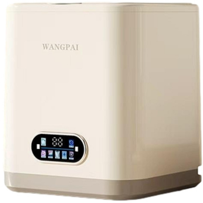 HANQI 10L 全自動迷你內衣洗衣機 高溫煮洗 宿舍專用, 10L象牙白全自動標配款, 如圖所示