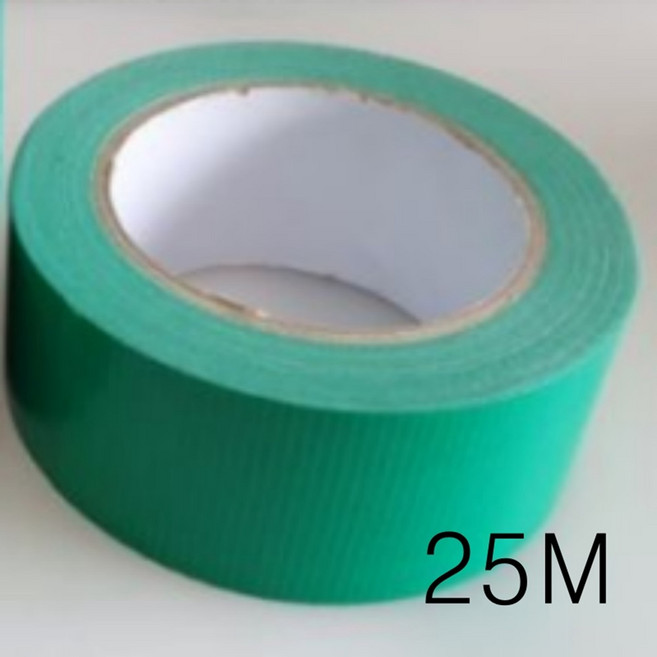 면테이프 천면 청테이프 녹색 건축 보수 포장용 50mm x 25m