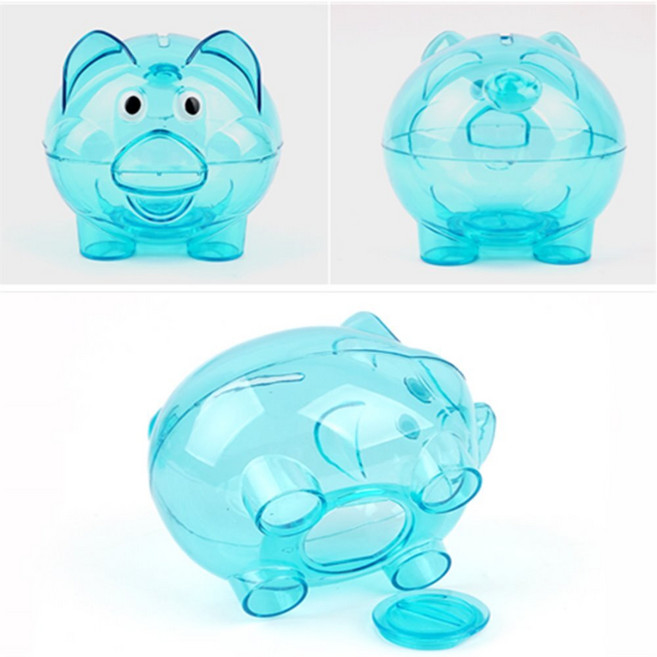 여기서온 돼지 저금통 동전, 소 - 핑크