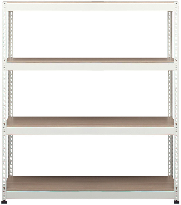 스피드랙 스탠드선반 4단 1200 x 400 x 2100 mm, 화이트앵글