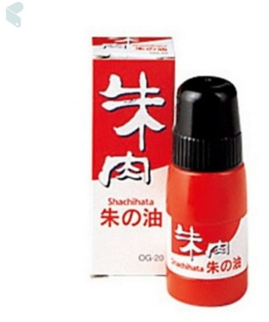 인주 스탬프 리필용 OG20 적색 20ml 사치하타 도장잉크 1개입 제이엘생활