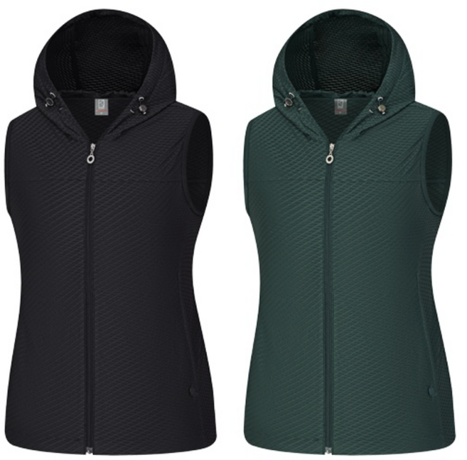 5층 콜핑 여성 전체 메쉬 소재 후드 일체형 베스트_ 에오랍_ KWV7189W _송파점