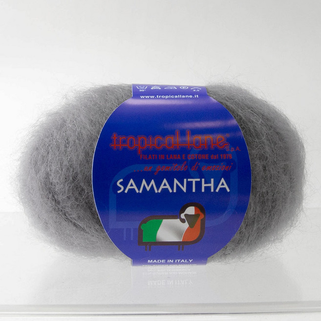 사만다 모헤어 뜨개실, 312.그레이, 5개
