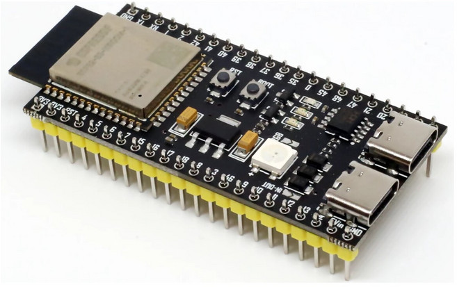 ESP32S3 개발 보드 YD-ESP32-S3 핀헤더 납땜 버전, 1개, black