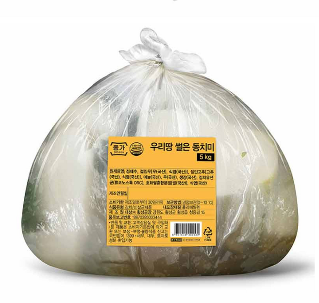 종가집 동치미 5Kg 겨울별미, 1개