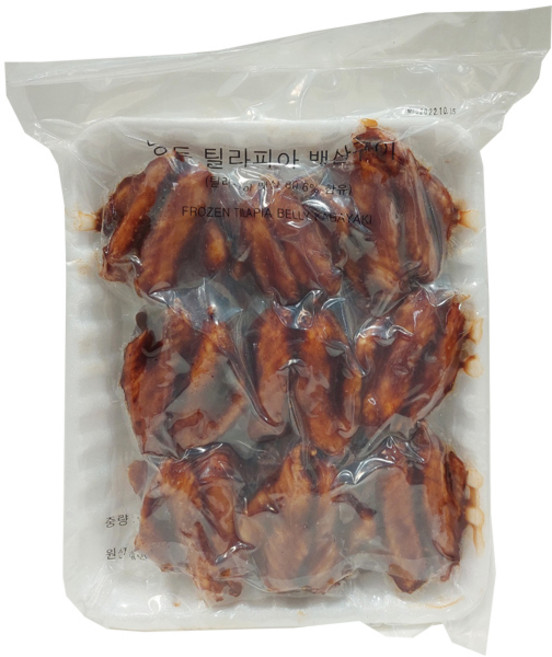 냉동 틸라피아 뱃살 도미뱃살 양념구이 (31~50g), 1개, 1kg