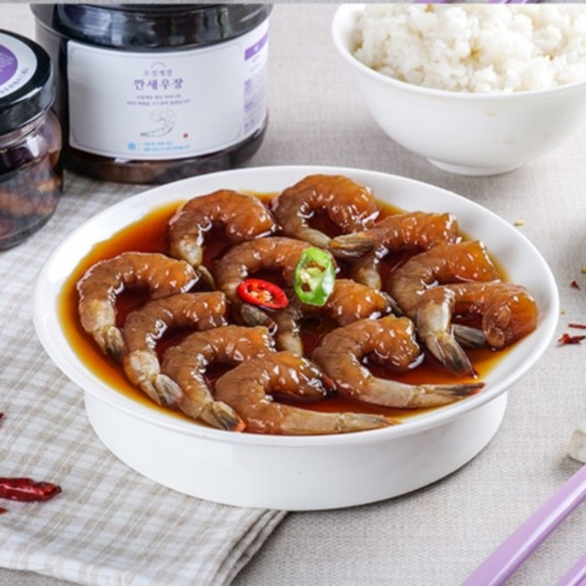 입맛 없을 때 먹기 편한 깐새우장 300g+300g+300g, 깐새우장 300g*3, 300g