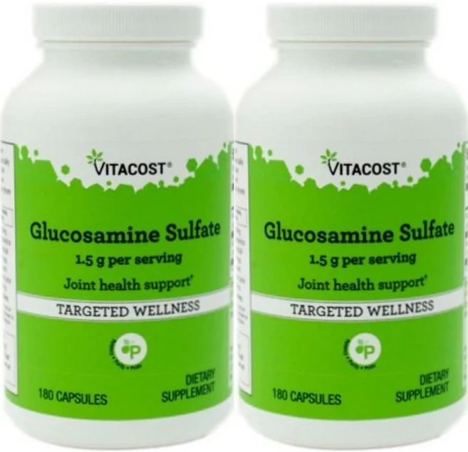 비타코스트 글루코사민 설페이트, 2개, 180정 - 쿠팡