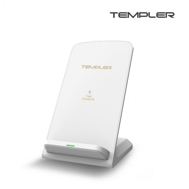 1+1 템플러 고속 15W 무선충전 거치대 듀얼코일 스탠드, 상세페이지 참조, 1개