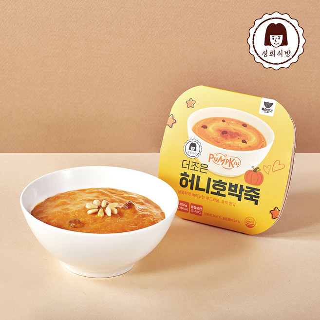 죽이야기 성희식방 허니호박죽300G X3EA, 300g, 3개