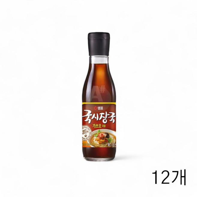 샘표 국시장국 가쓰오 국물 350ml X 12개 우동육수