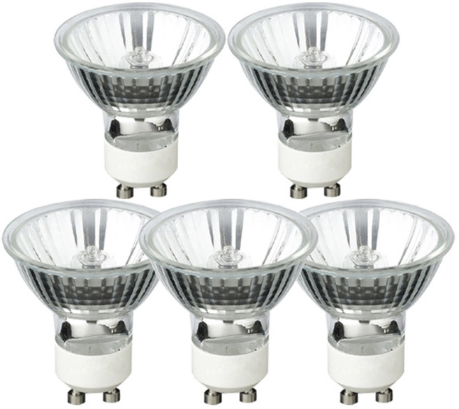 양키캔들 캔들워머용 GU10 할로겐전구 35W, 전구색, 5개