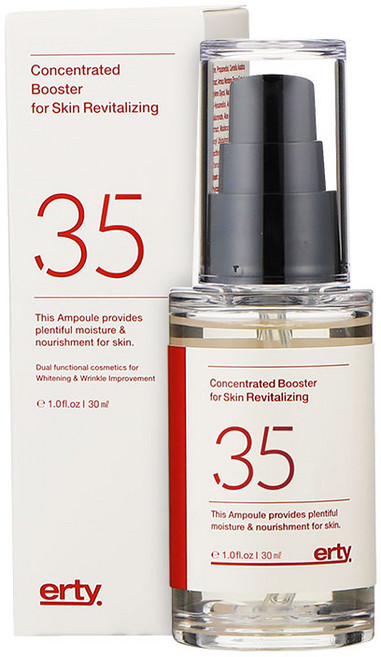 에르띠 35 컨센트레이트 부스터 포 스킨 리바이탈라이징 앰플 / 샘플제공, 1개, 30ml