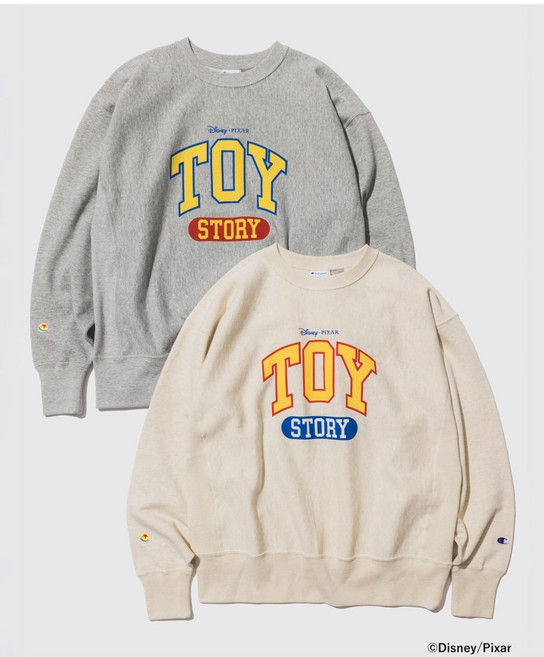 빔즈 X 챔피언 별주 토이스토리 맨투맨 크루넥 스웨트셔츠