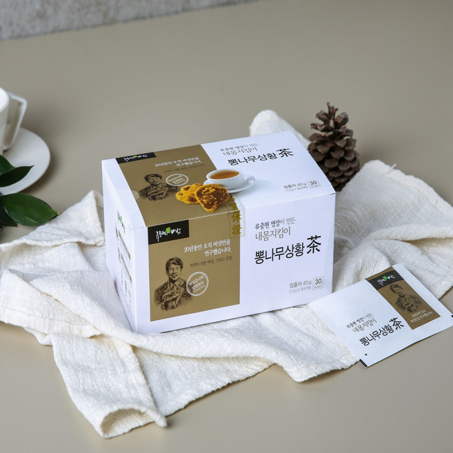 내몸지킴이/뽕나무 상황버섯차 국산 상황버섯균사체함유/전통차/건강차/한방차 약용/버섯, 3박스, 30개입