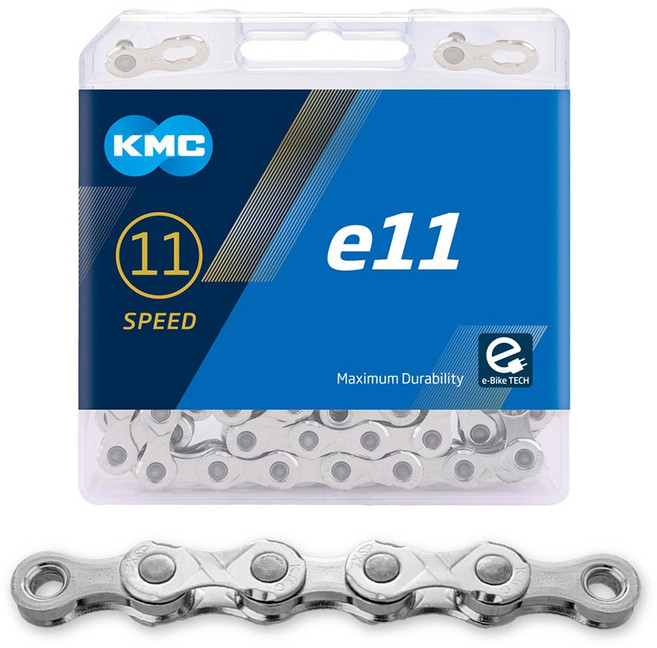 KMC E11 11단 E-BIKE 전기자전거 체인, 12단 (E12), 1개