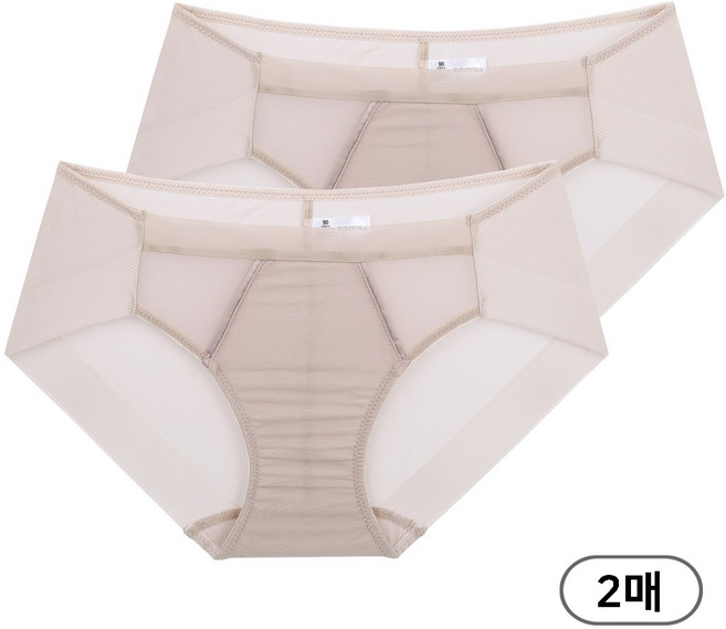 판도라by비비안 2P 시스루 포인트 햄라인 햄팬티 2매 세트