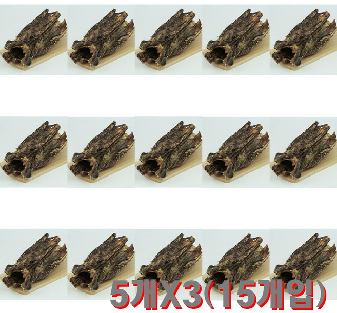 [잘먹개] 국내산 강아지 수제간식 중대형견 오리 몸통뼈(5개입), 3개, 1g, 오리몸통뼈(5입)