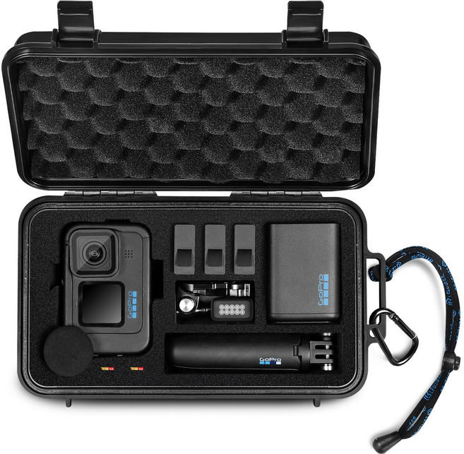 Lekufee GoPro Hero 13 12 11 10 9 Hero 4K 여행 방수 하드 케이스 미디어 모듈 및