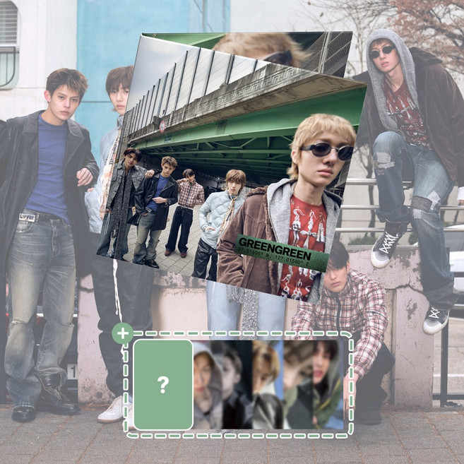 [사은품] 코르티스 앨범 2집 EP 그린그린 CORTIS GREENGREEN 레드레드 바이닐, Vinyl + 사은품
