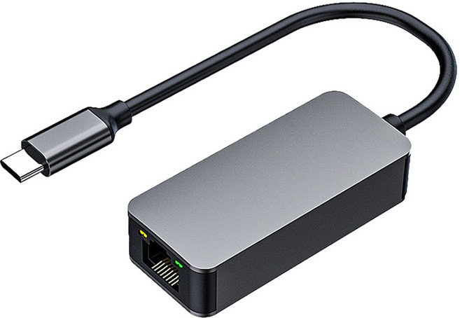 USB 3.1 to 2.5G 랜카드 C타입 A타입 유선 RTL8156B 칩셋, C타입 랜카드, 1개