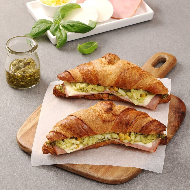 파미유 바질햄치즈크로아상 1박스 16개, 120g