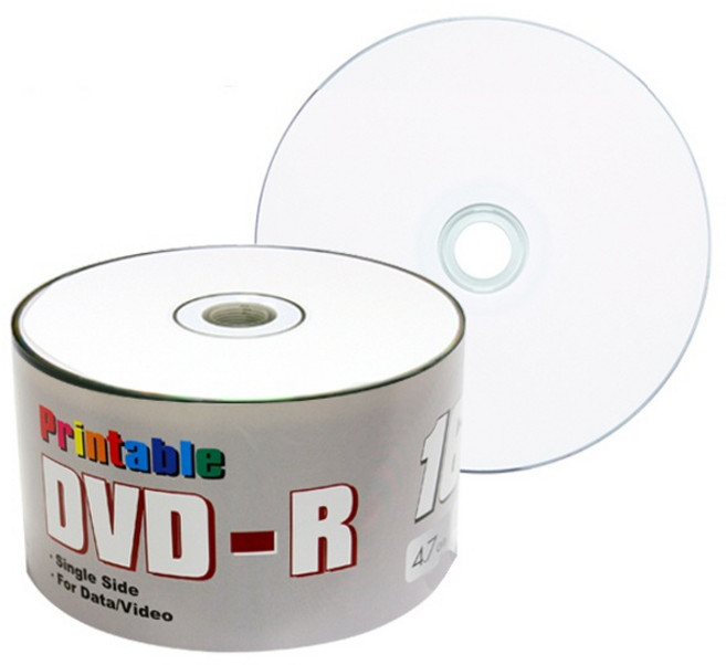 멜로디 공DVD 프린터블 50P 벌크, 1개