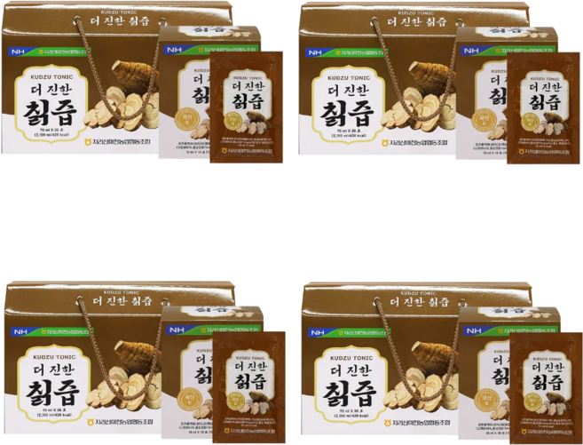 온가족 영양관리 농협 더진한칡즙 30포, 4개