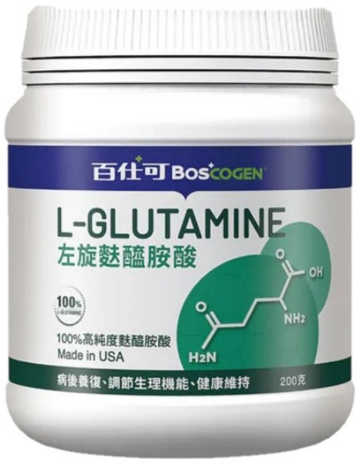 Bos'COGEN L-GLUTAMINE 左旋麩醯胺酸 200g, 3個