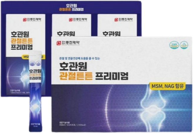 정품 호관원 관절튼튼 프리미엄 스틱형 MSM 관절연골 영양제, 30개, 15ml
