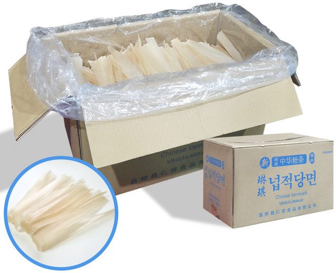 덕용 중국당면 10kg, 납작 중국당면 10kg 1박스, 1개