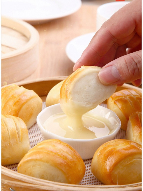 다팜 나이샹만투 만퉈우 우유맛찐빵 중국식찐빵 중화요리 찐빵튀김 업소용 간편요리 영양간식 아침식사 냉동식품 수입식품 나이샹만투 400g / 팩, 3개