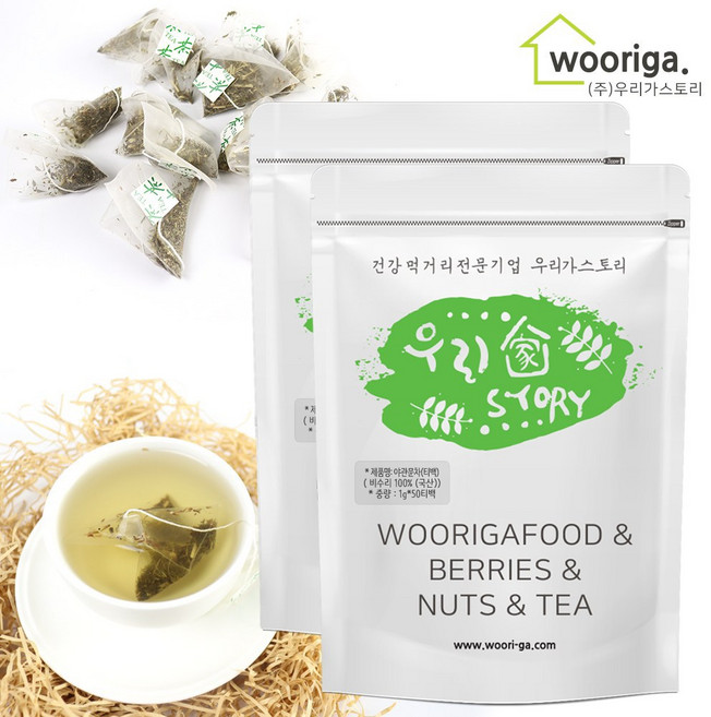 우리가스토리 국산 야관문차 100티백 야관문, 1g, 1개, 100개입