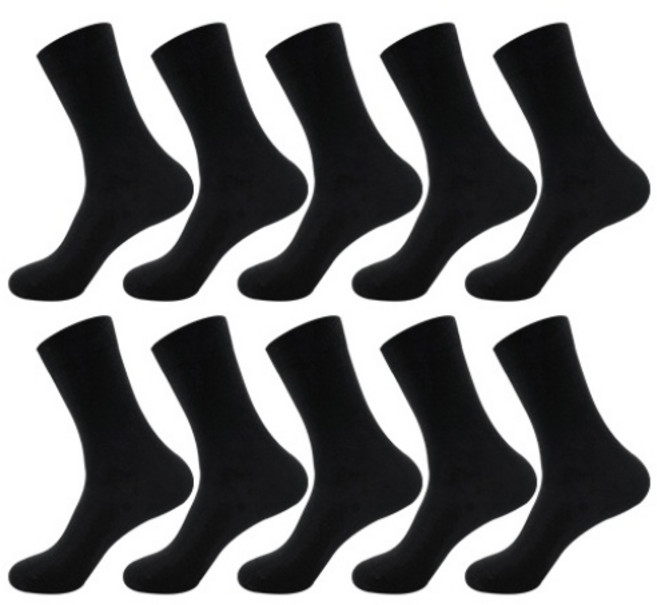 윌리엄리 신사 빅사이즈 무지정장 장목양말 10켤레