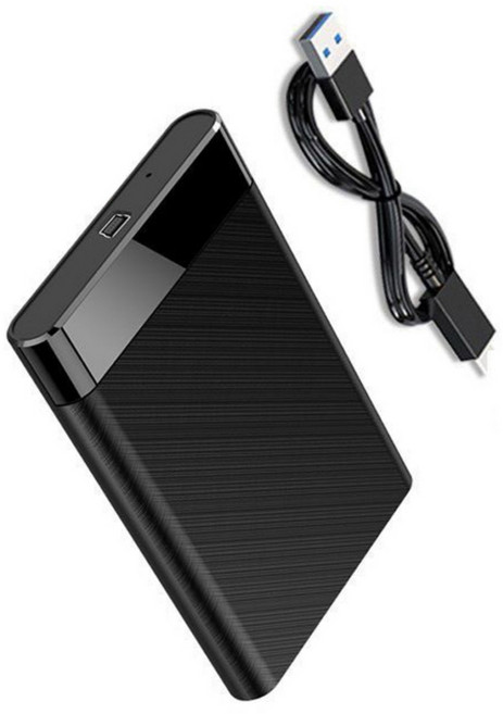 2.5 인치 하드 드라이브 인클로저 SATA3.0 ~ USB3.0 USB2.0 3.1 PC SSDS 쉘 외부 스토리지 박스 용 HDD 케이스, 1개