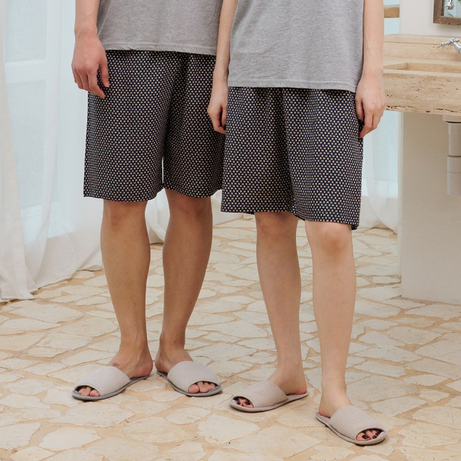 커플 파자마바지 홈웨어 반바지 잠옷 AP5-353(레이온)