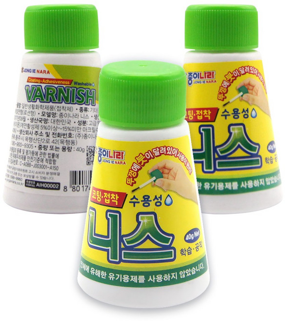 니스 다용도 공예용 접착제 코팅접착, 40g, 10개