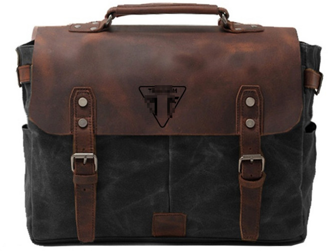 OD 트라이엄프 호환 본네빌T100/T900/T120/스피드트윈 튜닝 새들백 가죽 사이드백 가방, A미디엄+사이드브라켓(좌우선택)