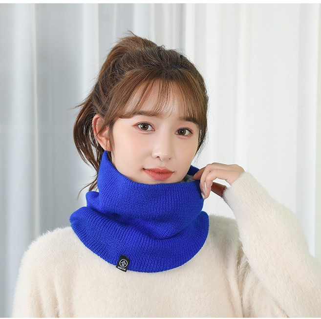 미소라인F 목폴라 넥워머 니트 목도리 스포츠 방한용품 머플러