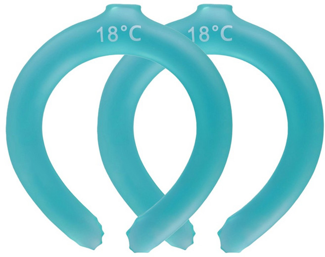 딥톡 아이스 넥쿨러 쿨링스카프 DT0087, 블루, 2개