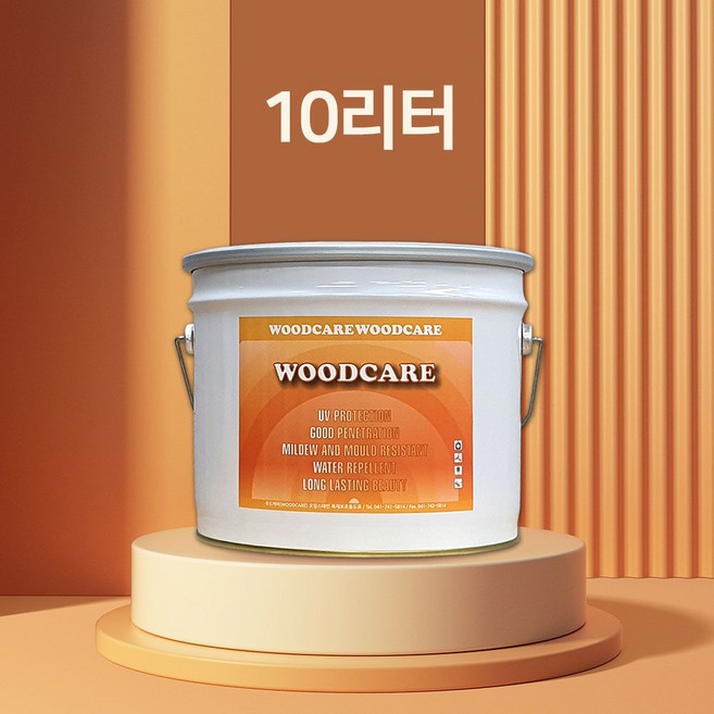 우드케어 오일스테인 woodcare 10리터*383DW, 1개