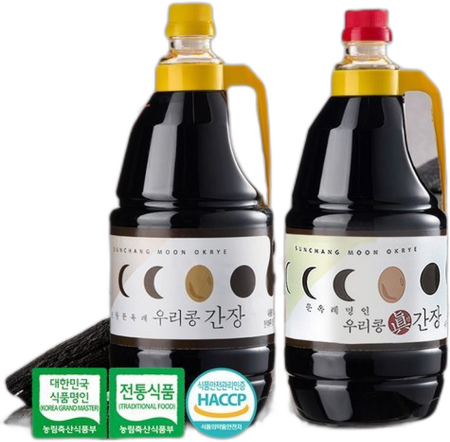 (순창 문옥례 식품)순창간장 특별기획 재래식 국간장 + 진간장, 1개, 1.8L